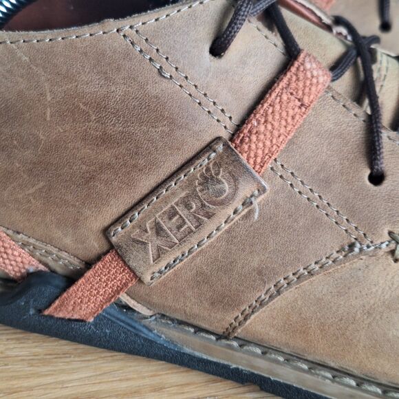 Xero Shoes Coalton Chukka Sneakers Men’s 7 EU 40 Brown Tan Leather Minimalist